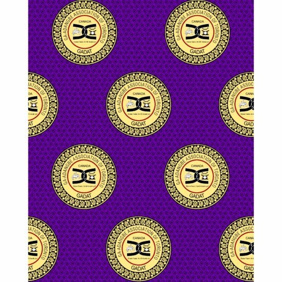 Ga Adangbe Association of Toronto 25th Anniversary Purple Cloth